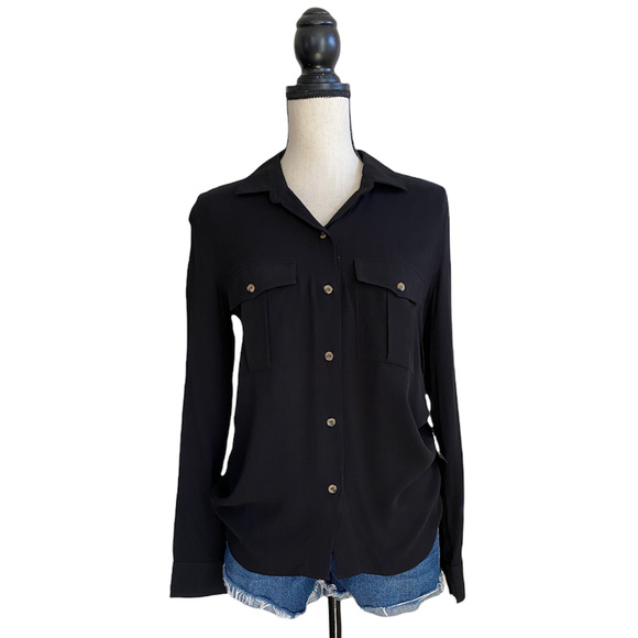 Olivaceous Tops - Olivaceous Button Down Blouse